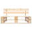 Addi Wooden Garden Pallet Bench