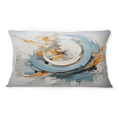 Coussin Whispering Motion - Abstract Spirals