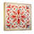 Toile avec cadre flottant or