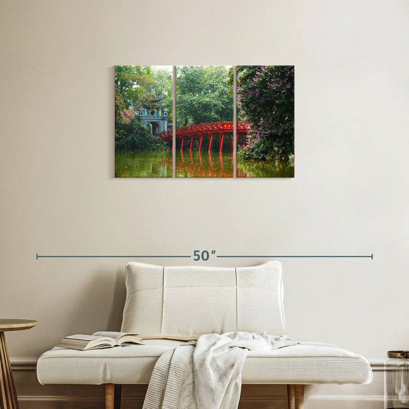 Lilie Hanoi Huc Bridge, H 20 po x l 33 po