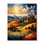 Italie Toscane Vineyard V - Horloges murales Italie-99631821