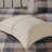 7 Piece Herringbone Comforter Set Neutral Queen-127671240