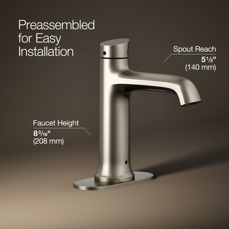 Tone Touchless Bathroom Sink Faucet 1.2 GPM, Brushed Nickel