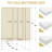 Tri-Fold 6'' Memory Foam Mattress, Portable Folding Murphy Bed Mattress With Washable Cover-1582053005