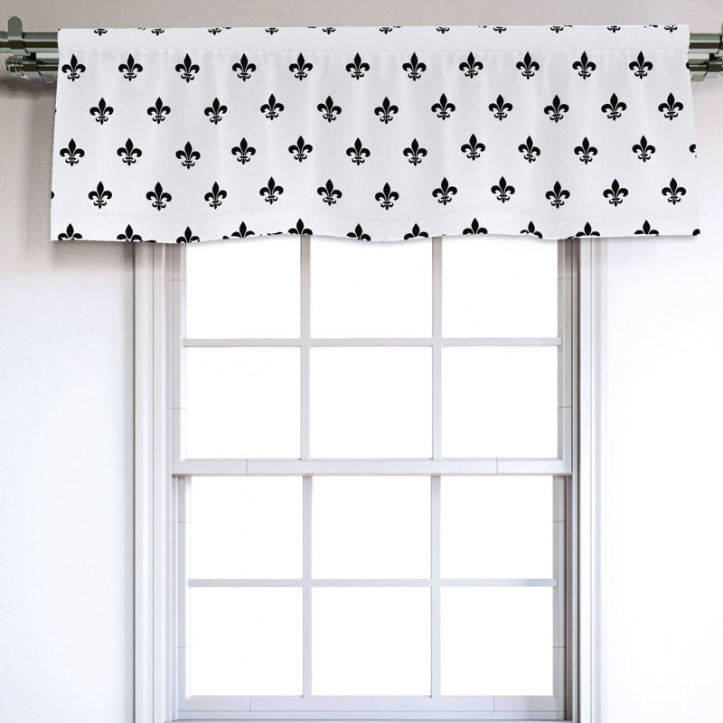 Sateen Ruffled Window Valance