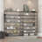 80 Pair Stackable Shoe Rack
