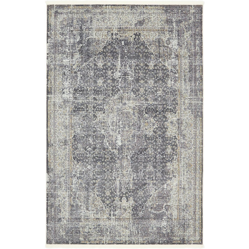 Deatherage Oriental Indoor Rug, Rectangle 2'2" x 3'