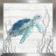 «Aqua Turtle I» par Carol Robinson - Peinture-492393604-492393603