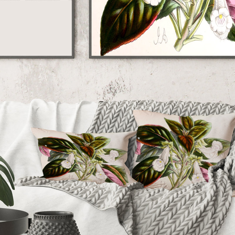 Blossoming Flower V Rectangular Pillow Cover & Insert