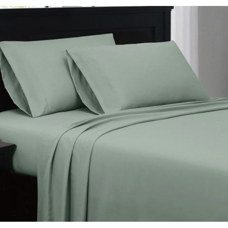 Everyday Microfiber Sheet Set, Green, Twin Sheet Set with 1 Pillowcase