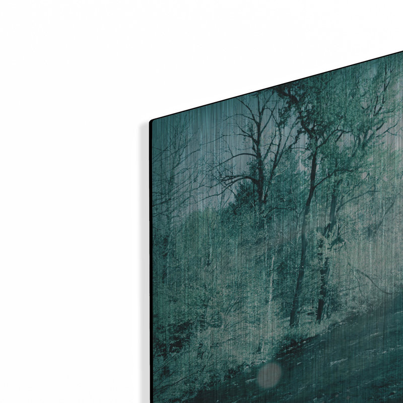 Ivy Bronx «Deep Forest» par Mark Ashkenazi, art mural en métal, H 16 po x l 24 po
