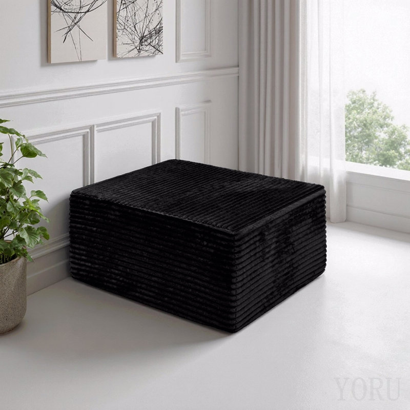 Repose-pieds - noir, Noir