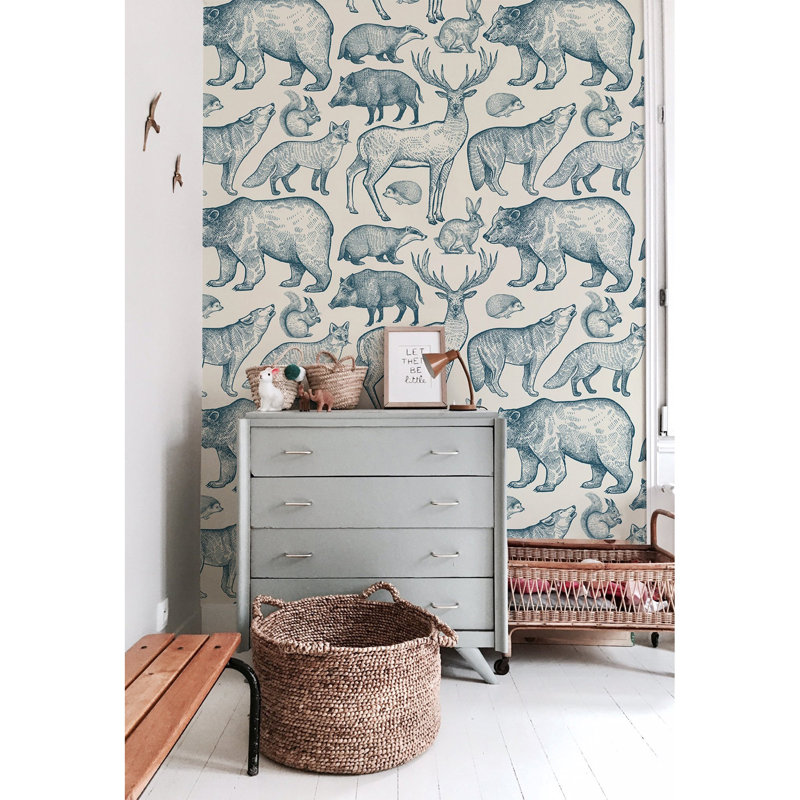 Nicola 1.04m x 152cm Matte Mural, 416 x 254cm