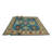 Cekaj One-of-a-Kind 8'4" X 11'9" 2022 Wool Area Rug Blue