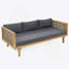 Ensemble de conversation modulaire en rotin d'extérieur en osier pour conversation, résistant aux intempéries, pour le jardin, le patio et la terrasse