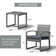 Ables Wicker 2 - Person Patio Conversation Sets with Cushions