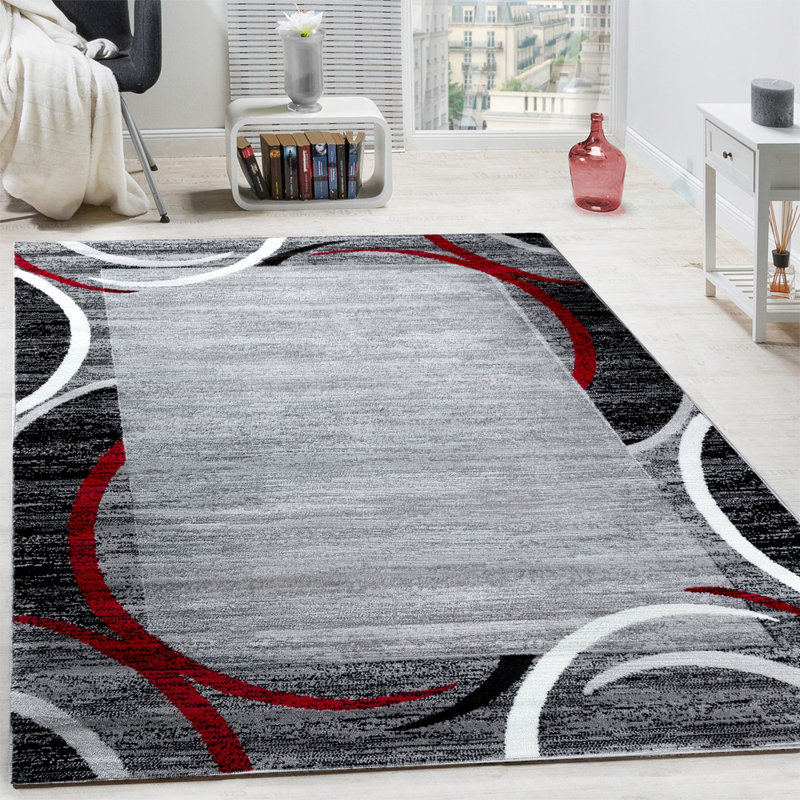 Kimber Abstract Flatweave Area Rug, Rectangular 60 x 100cm