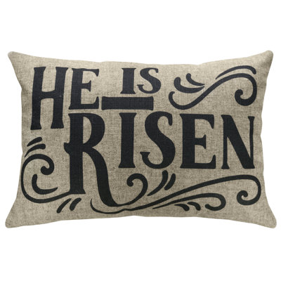 Linen Reversible Throw Pillow