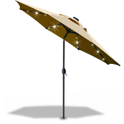 Parasol de marché balancé 9 pi