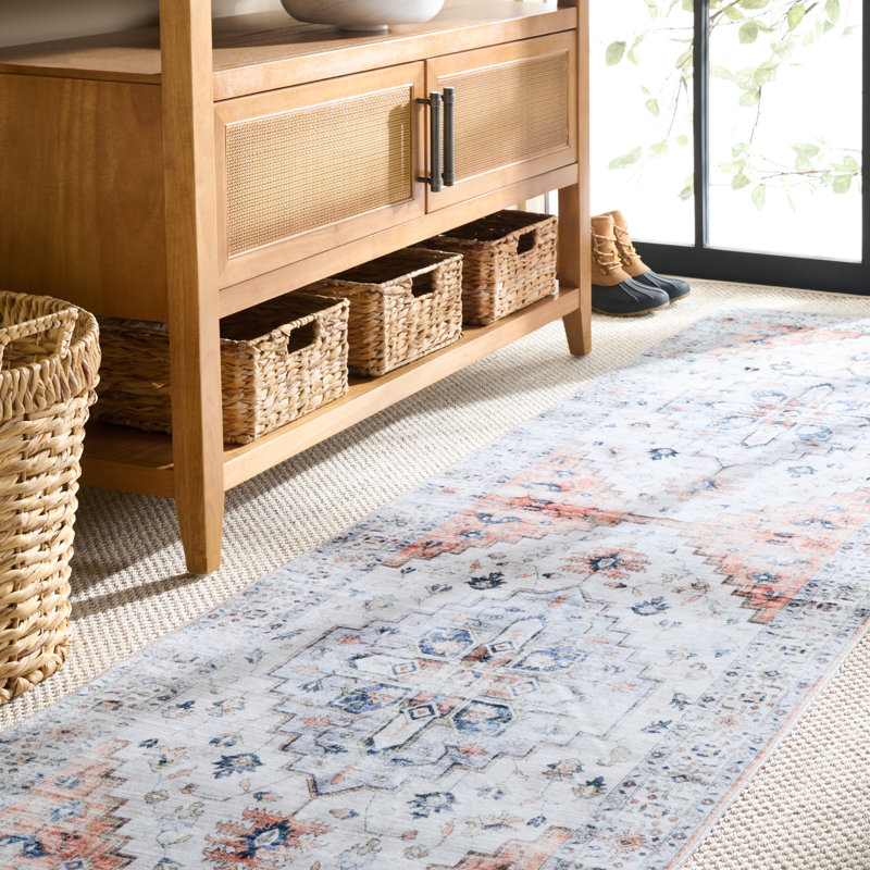 Msrw Arizona 109 Performance Machine Washable Oriental Rug, Runner 2'6" x 8'