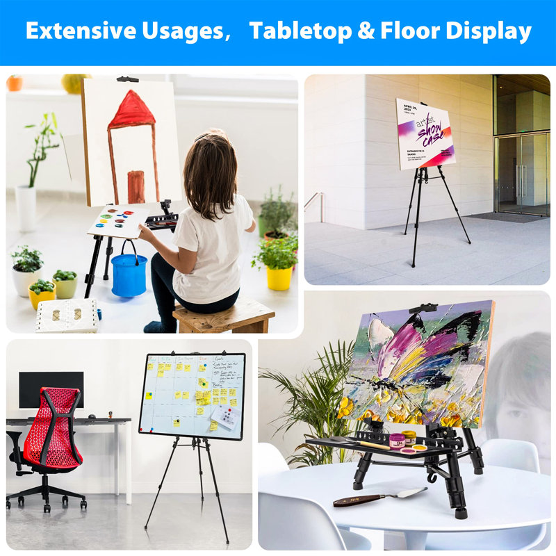 Inbox Zero Adjustable Folding Easel
