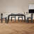 Minimalist Solid Wood Base Rock Slab Dining Table