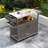 Convenient Outdoor Table Top,Outdoor Bar Cart With Storage,Wheeled Kitchen Island For Food Prep-124923935