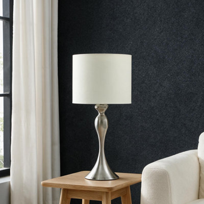 Lampe de table moderne en métal 24 po