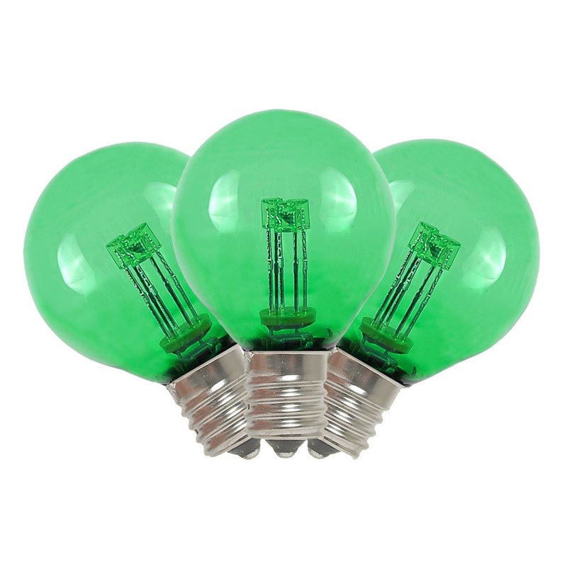 Ampoules à DEL G30, Vert