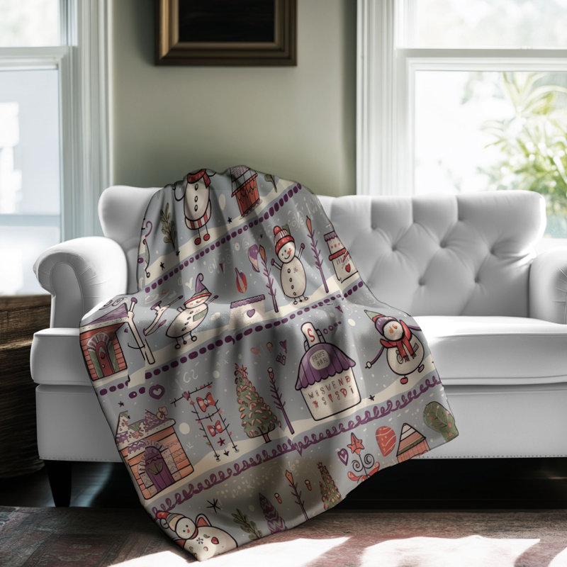 Winter Fun - 1 Piece Premium Blanket, 50" W x 60" L