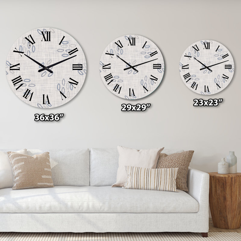 Très grande horloge murale Millie-Jayne, Moyen