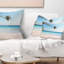 Coussin lombaire pour palmier de grande seascape dans le coussin de mer