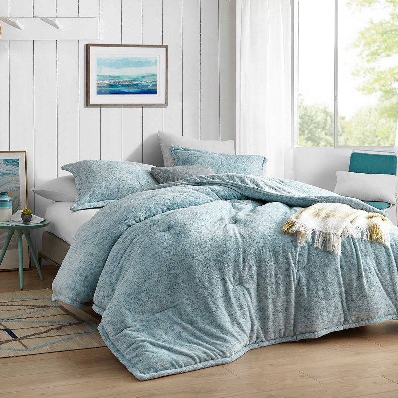 Polyester Baffle Box Stitch Comforter, Queen Comforter + 2 Standard Shams