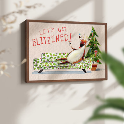 «Get Blitzensible II», reproduction encadrée