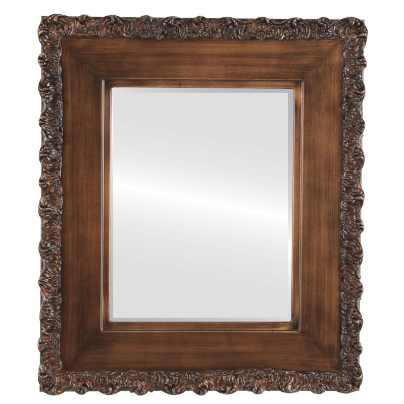 Miroir décoratif biseauté glam Wingard, 23 po x 19 po