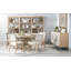 Biscayne Low Back Side Chair in Brown/Cream