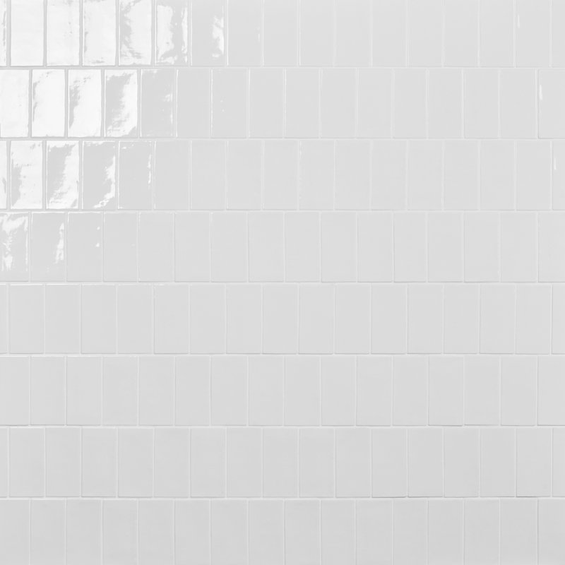 Lancaster 3x6 Polished Ceramic Subway Tile, White