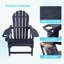 HDPE Folding Adirondack Chair