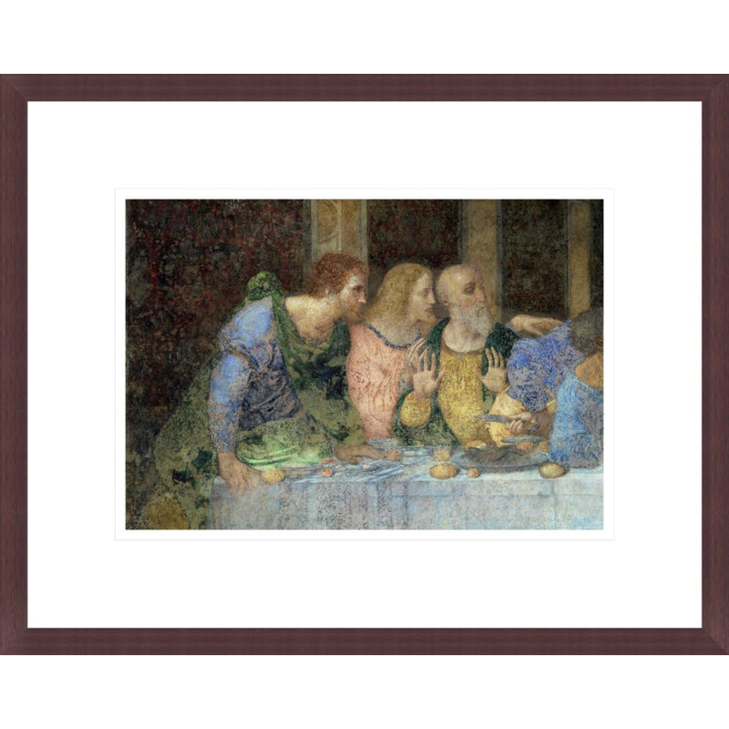 La Cène par Leonardo Da Vinci, H 13,36 po x l 16,75 po