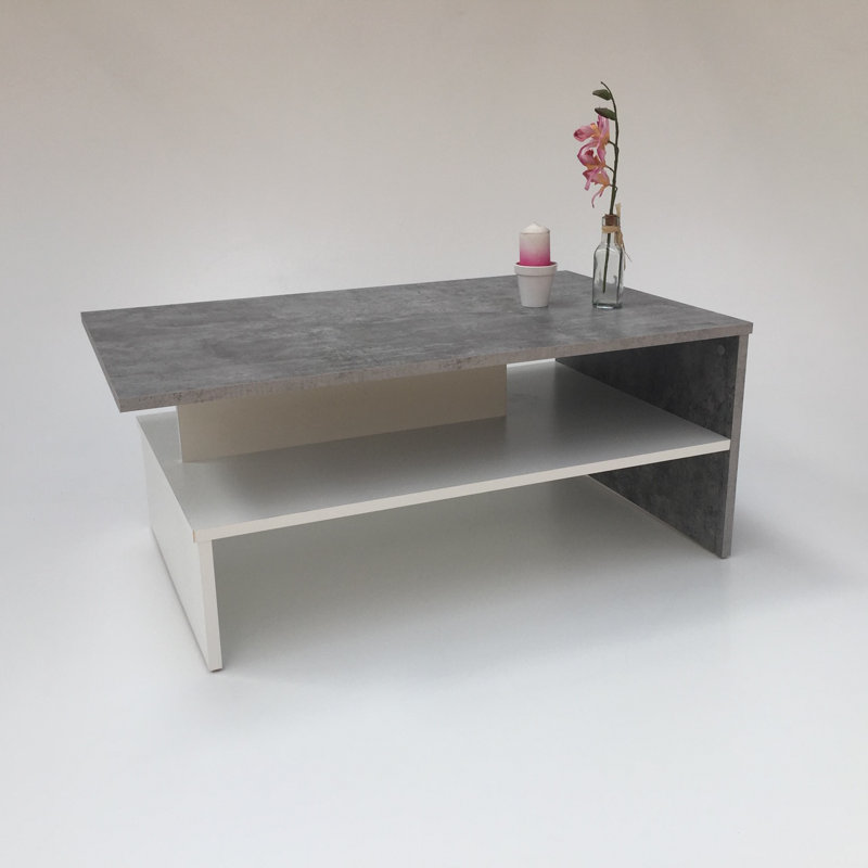 Couchtisch  Galesburg  SW - Nuss, Concrete