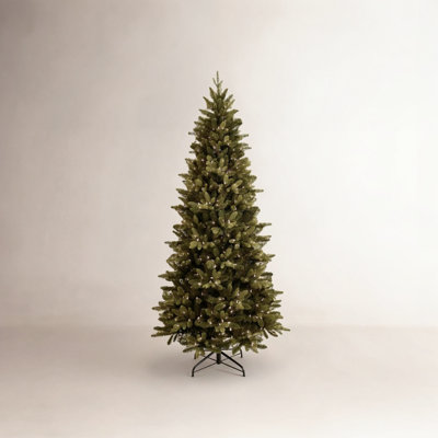 Lighted Artificial Spruce Christmas Tree