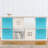 Sorbus 11" Foldable Storage Cubes with Handles in Aqua
