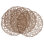 Napperon en cuivre scintillant 15 x 15 po, ensemble de 4
