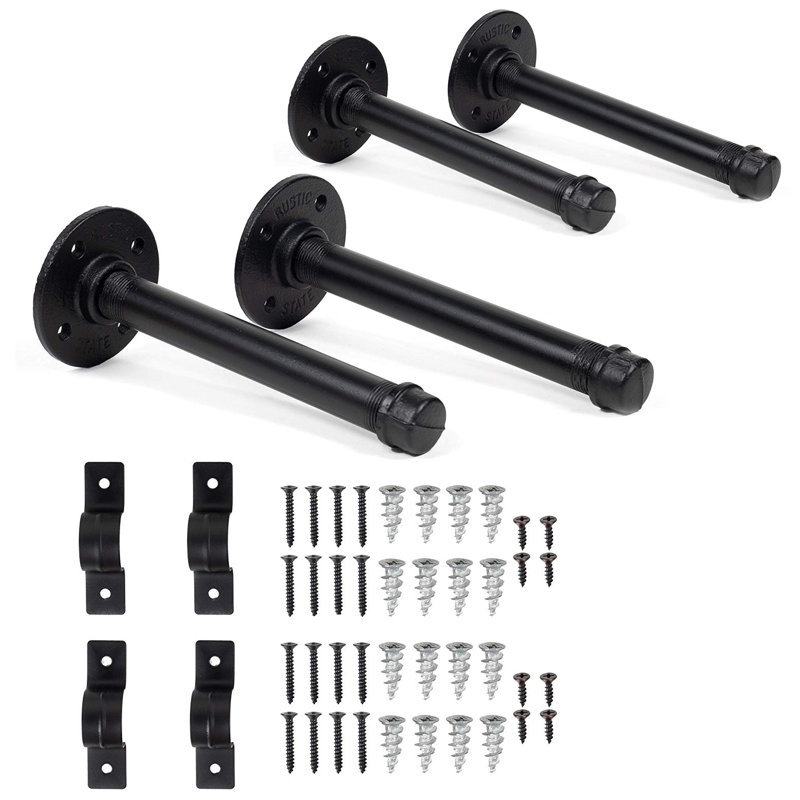 Ensemble de supports de tuyaux Hollandsworth, H 3 po x l 1 po x P 8 po