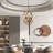 Darian 6 - Light Dimmable Globe Chandelier-393234190