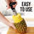 Zulay Kitchen Pineapple Cutter and Corer Stainless Steel Slicer Tool for Easy Removal