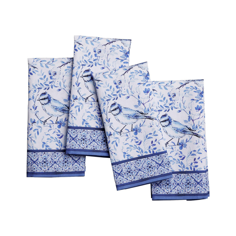 Serviette de table Maison d'Hermine Dutch Base 100 % coton - 45,7 cm x 45,7 cm