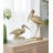Crane Figurine, Gold Finish