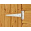 Powersheds 12 x 6ft Timber Tongue & Groove Windowless Pent Garden Shed, Double Doors