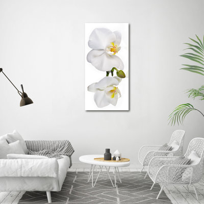 White Orchid - Wrapped Canvas Print